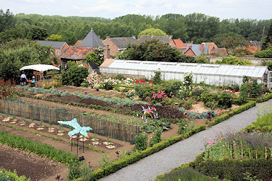 Kasteel Hex potager&copy;Ken Woolfenden