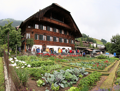 Frau Reber's farmhouse and garden