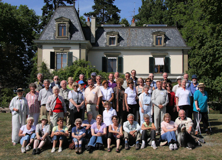 Switzerland 2009 Group Photo - Garden of Madame Moser