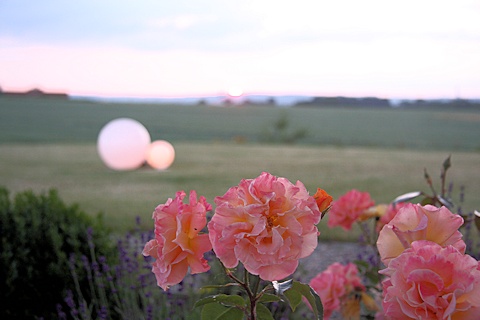 Sunset from the Hotel Meinl, Neu Ulm