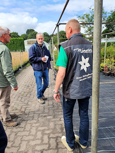 Mathias shows us round the nursery&copy;Fiona Woolfenden