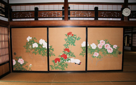 Inner hall at Zen Kasuisai Temple