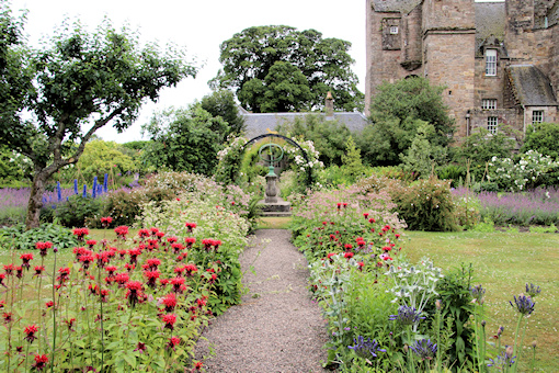 Kellie Castle and armillary sundial&copy;Ken Woolfenden
