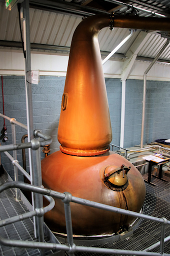 Kingsbarns copper still&copy;Ken Woolfenden