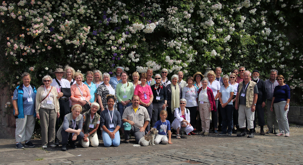 Group photo taken outside Wemyss Castle&copy;Ken Woolfenden